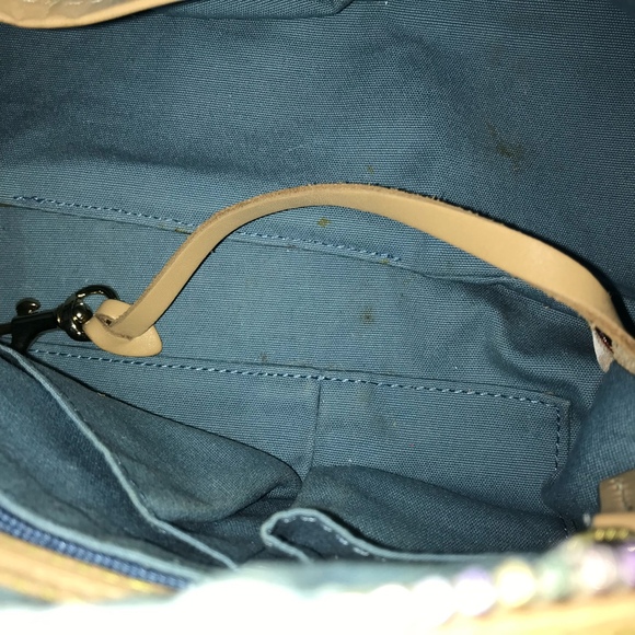 Dooney & Bourke Y2K Rainbow Signature Logo Monogram Satchel EUC - Picture 9 of 9